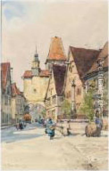 Roderbogen, Rothenberg Oil Painting - Wilfred Williams Ball