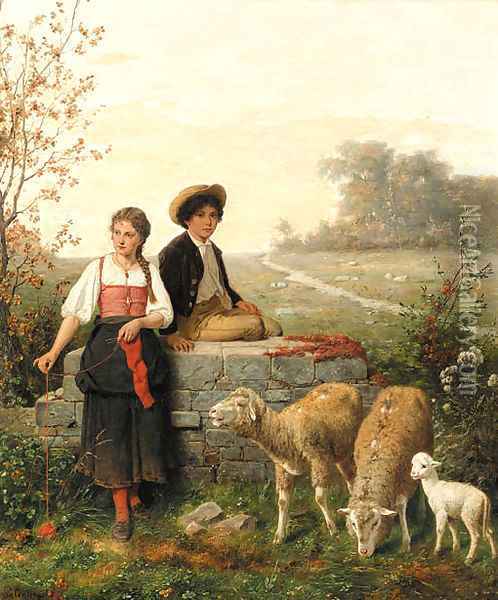 Salentin, H. Oil Painting - Hubert Salentin