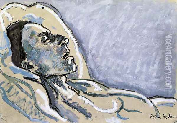 The Dying Valentine Gode Darel Oil Painting - Ferdinand Hodler
