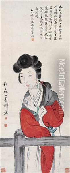 Lady Oil Painting -  Ni Tian