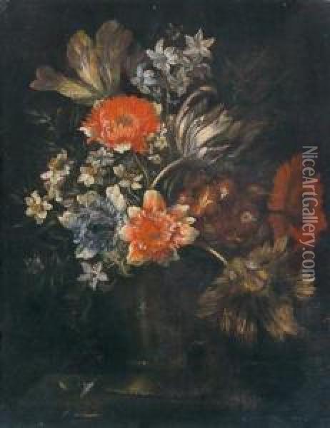 Natura Morta Con Fiori Oil Painting - Jan-baptist Bosschaert