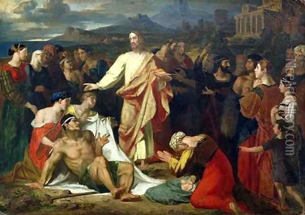 Christ Healing the Sick Oil Painting - Washington Allston
