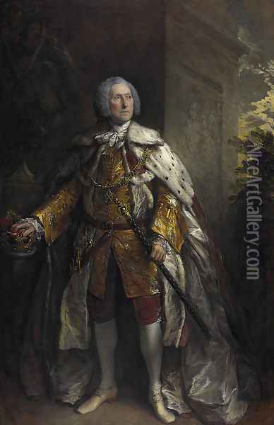 John Campbell, 4th Duke of Argyll Oil Painting - Thomas Gainsborough