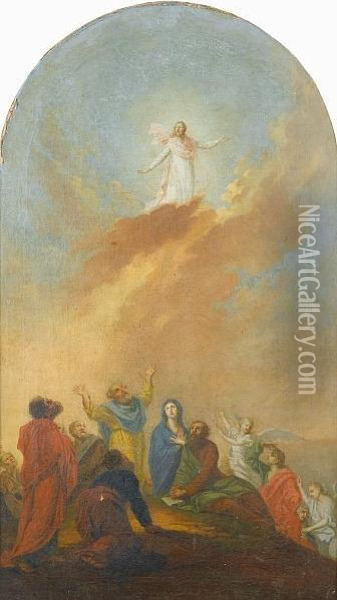 The Ascension Oil Painting - Conrad Geiger