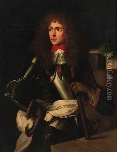 Portrait of Marechal Arman de Caumont Oil Painting - French School