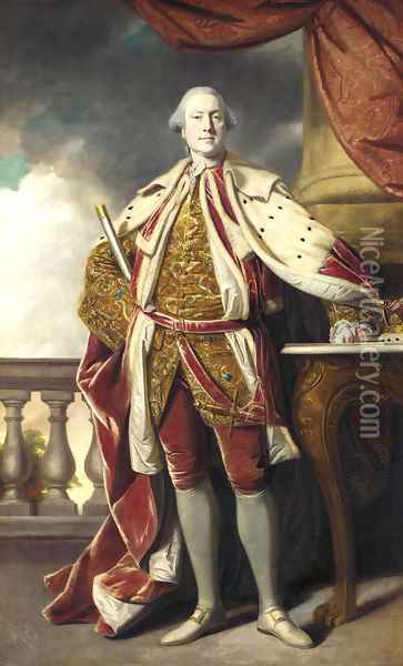 Portrait of James Hay (1726-1778), 15th Earl of Erroll Oil Painting - Sir Joshua Reynolds