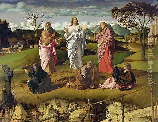 The Transfiguration 1480 Oil Painting - Giovanni Bellini