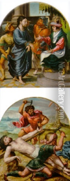 Christ Before Pontius Pilate Oil Painting - Jan Gossaert