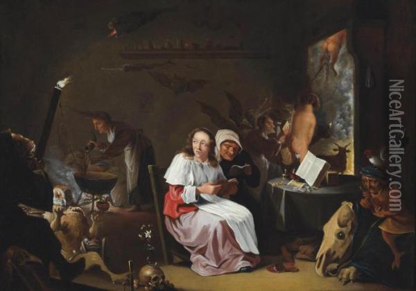 The Witches' Sabbath Oil Painting - David The Younger Teniers