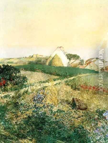 Villers le Bel (also known as The Enchanted Hour) Oil Painting - Frederick Childe Hassam