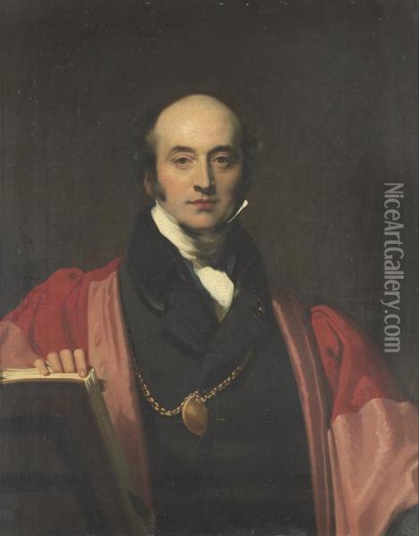Portrait Of Sir Thomas Lawrence Oil Painting - Richard Evans