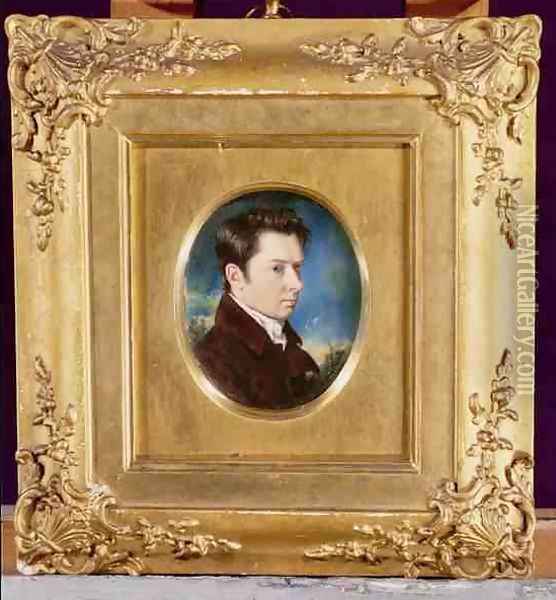 Portrait of William Hazlitt Oil Painting - John Hazlitt