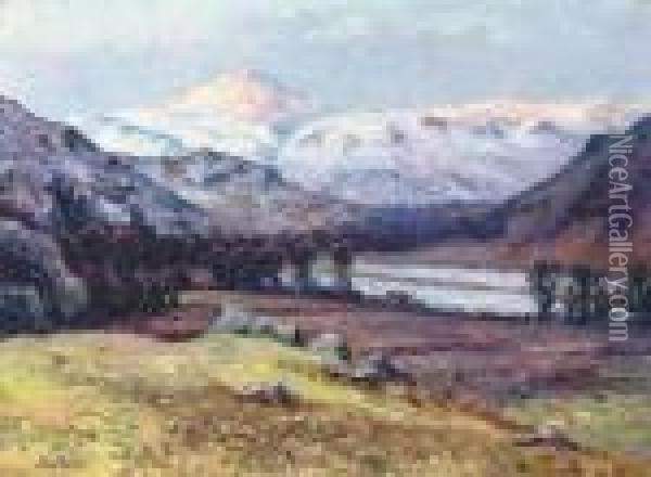 Glen Falloch, Scotland Oil Painting - Wynford Dewhurst