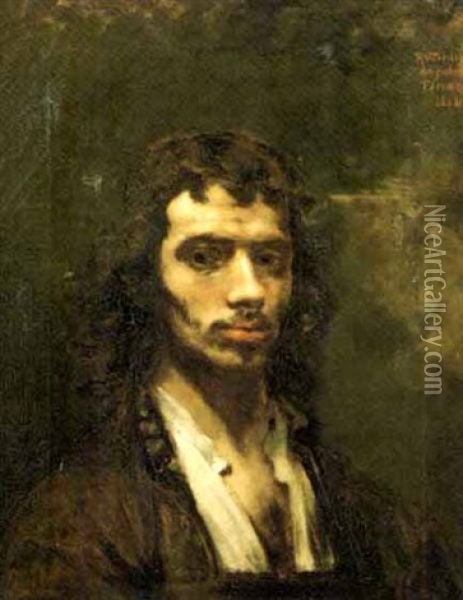 Ritratto Di Uomo Oil Painting - Francesco Jerace