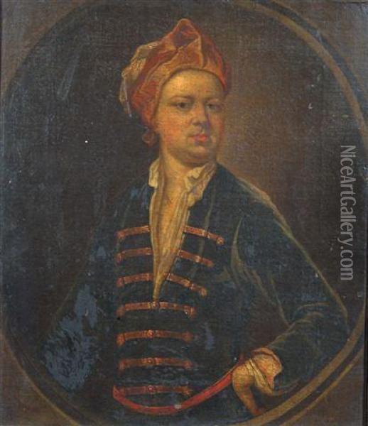 Portrait Of Edward Montagu Oil Painting - Sir Godfrey Kneller
