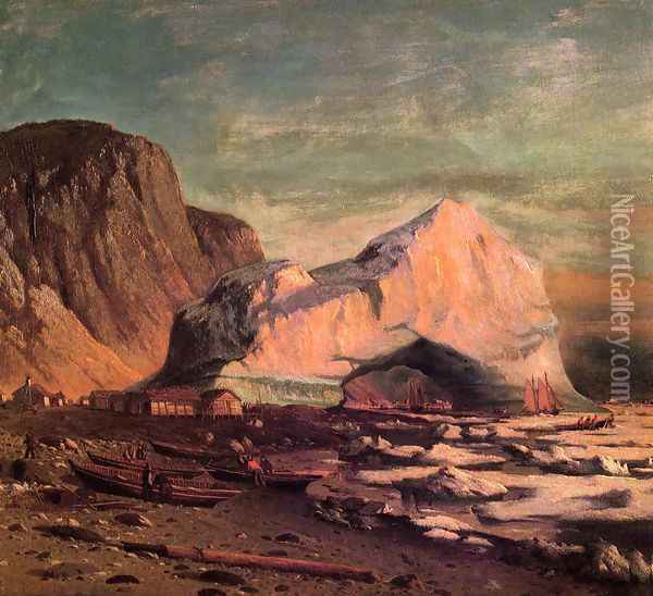 The Ice Gate of Cape St. Michael Oil Painting - William Bradford