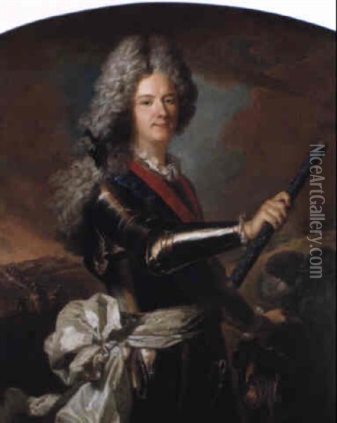 Portrait De Jacques De Fitz-james Stuart, Duc De Berwick Oil Painting - Hyacinthe Rigaud
