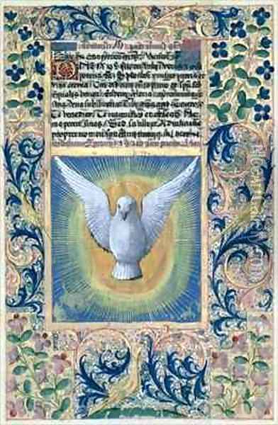 The Holy Spirit Oil Painting - Jean Colombe