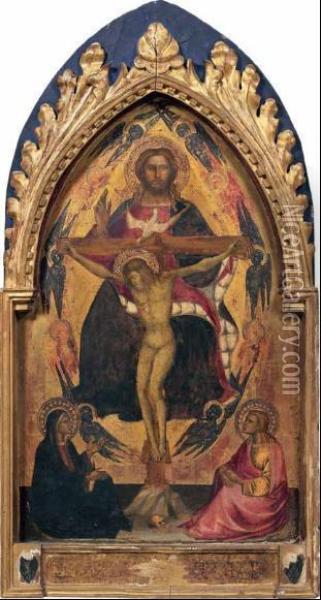 La Trinita Oil Painting - Niccolo di Pietro Gerini