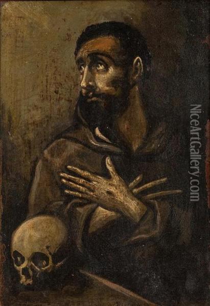 Heiliger Franziskus Oil Painting - El Greco (Domenikos Theotokopoulos)