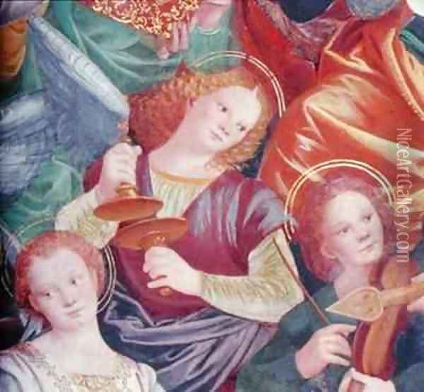 The Concert of Angels 20 Oil Painting - Gaudenzio Ferrari