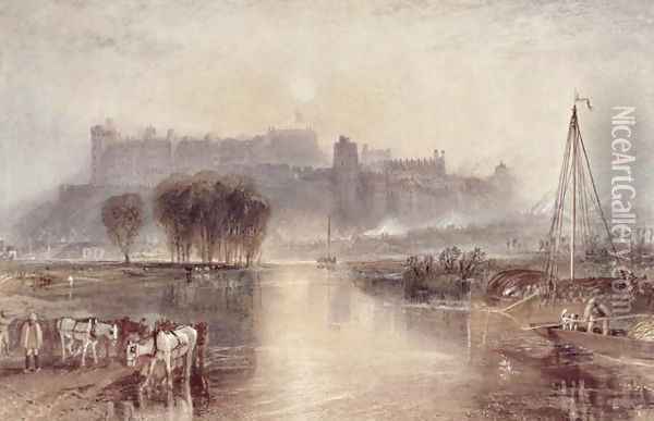 Windsor Castle Oil Painting - Joseph Mallord William Turner