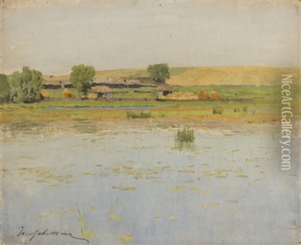 Savvinskaya Sloboda, Zvenigorod Oil Painting - Isaak Levitan