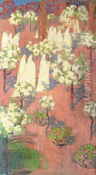 Virginal Printemps (pommiers En Fleurs) Oil Painting - Maurice Denis