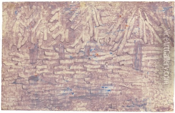 Koniferen Im Park Oil Painting - Paul Klee