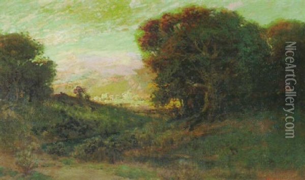 Evening Glow Oil Painting - William Lee Judson