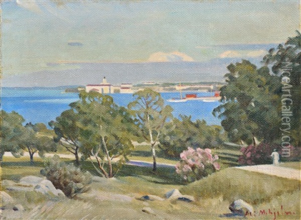 From Kaivopuisto Oil Painting - Alarik (Ali) Munsterhjelm