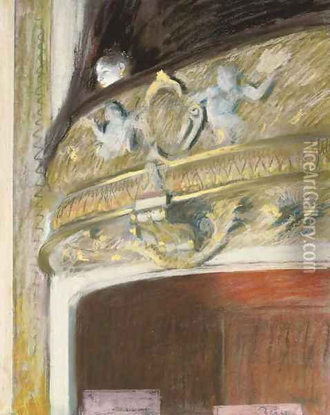 La loge Oil Painting - Edgar Degas