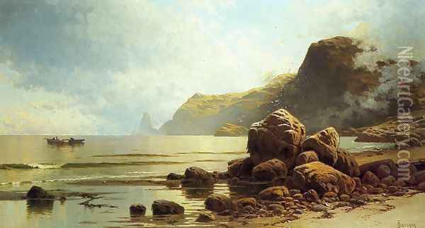 Low Tide, Southhead, Grand Manan Island Oil Painting - Alfred Thompson Bricher