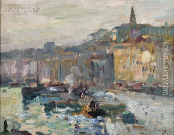 Venice Quai Oil Painting - Maurice Bompard
