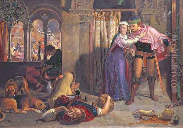 The Eve of St Agnes 2 Oil Painting - William Holman Hunt