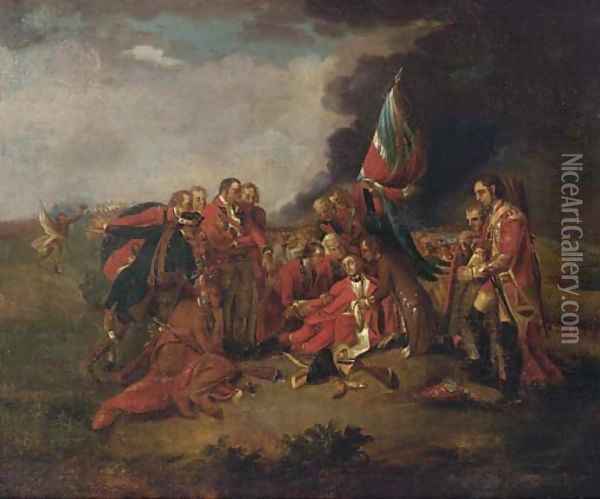 The death of General Wolfe Oil Painting - Benjamin West