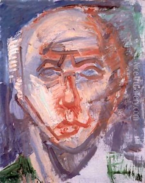 Self-portrait in White 1972 Oil Painting - Karl Briullov