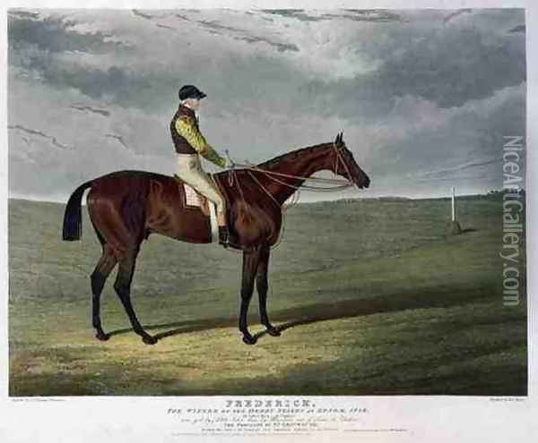 Frederick the Winner of the Derby Stakes at Epsom Oil Painting - John Frederick Herring Snr