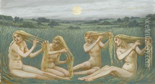 Allegorie Des Sommers Oil Painting - Hans Deiters