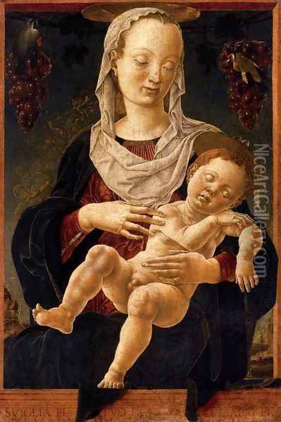 The Madonna of the Zodiac Oil Painting - Cosme Tura