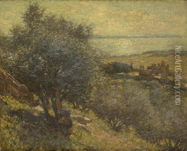 A Mediterranean Island Oil Painting - Henry Herbert La Thangue