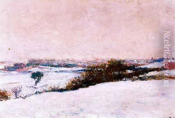 Madrid nevado Oil Painting - Aureliano de Beruete y Moret