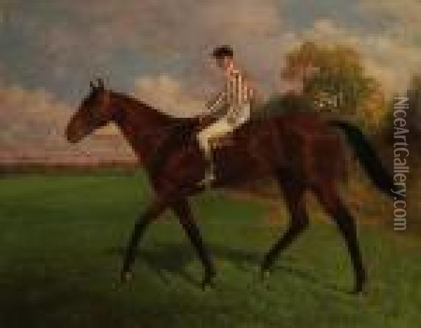 Jockey Up Oil Painting - Henry Stull