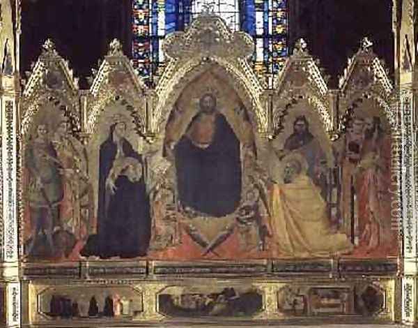 The Strozzi Altarpiece 1357 6 Oil Painting - Andrea Orcagna