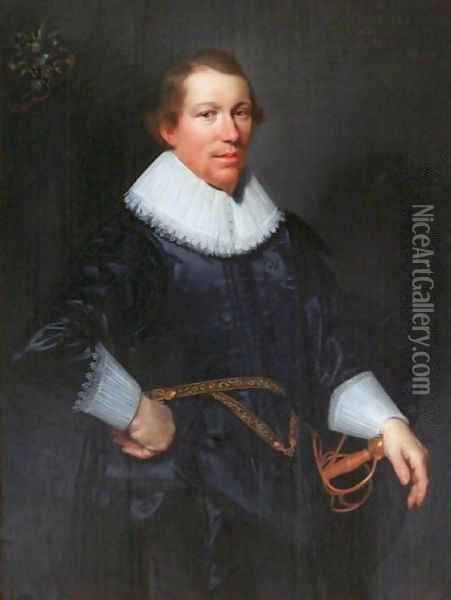 Portrait of Jonker Zuydewyn van Nuyssenburgh Oil Painting - Michiel Jansz. van Mierevelt