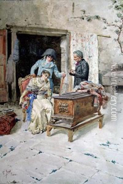 Amatore Di Antichita' Oil Painting - Pio Joris