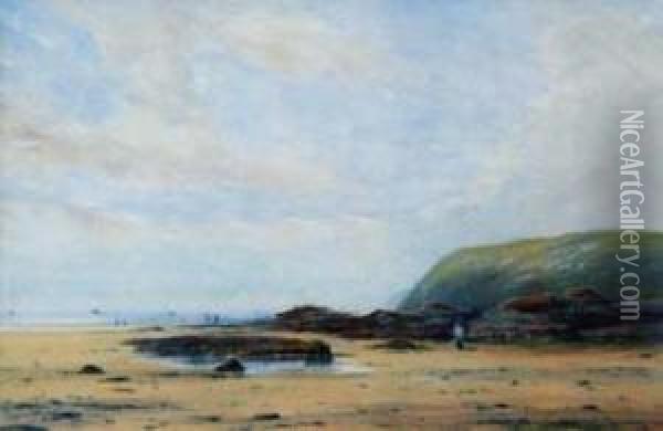Coastal View Oil Painting - Albert Pollitt