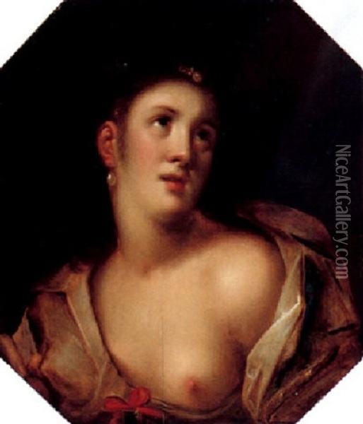 A Female Figure (the Magdalene?) Oil Painting - Gortzius Geldorp