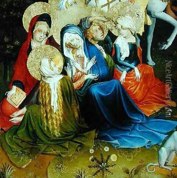 Group of Women at the Crucifixion Oil Painting - Francke Master