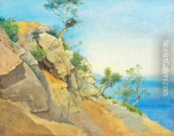 Fra Capri Oil Painting - Harald Jerichau